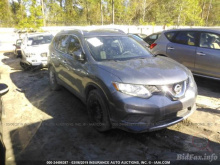 Nissan Rogue S/Sl/Sv 2016 Silver 2.5L
