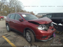 Nissan Rogue S/Sl/Sv 2014 Red 2.5L