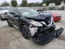 Nissan Murano S 2017 Black 3.5L 6