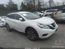 Nissan Murano S 2015 White 3.5L
