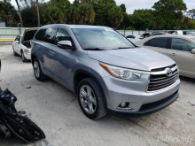 Toyota Highlander Limited 2014 Silver 3.5L 6