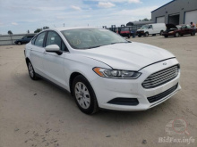 Ford Fusion S 2013 White 2.5L 4