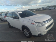 Mitsubishi Outlander Es 2014 White 2.4L