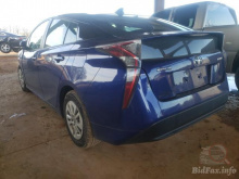 Toyota Prius 2016 Blue 1.8L 4