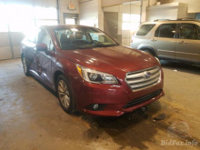 Subaru Legacy 2.5I Premium 2017 Burgundy 2.5L 4