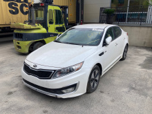  Kia Optima Hybrid 2013 White 2.4L 4
