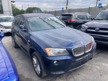Bmw X3 Xdrive28I 2013 Blue 2.0L