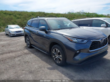  Toyota Highlander Hybrid Xle 2020 Gray 2.5L