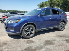 Nissan Rogue Sv 2017 Blue 2.5L