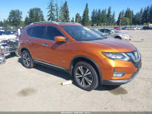 Nissan Rogue Hybrid Sl 2017 Orange 2.0L 