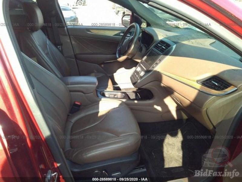 Lincoln Mkc 2015 Red 2.0L