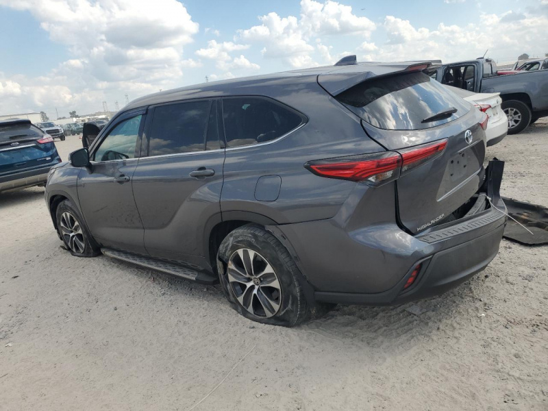 Toyota Highlander Hybrid Xle 2022 Gray 2.5L