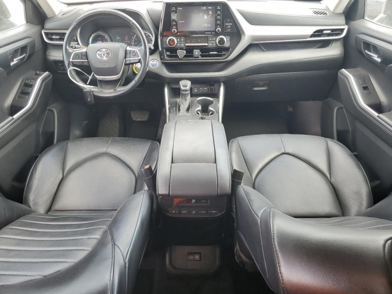 Toyota Highlander Hybrid Xle 2022 Gray 2.5L