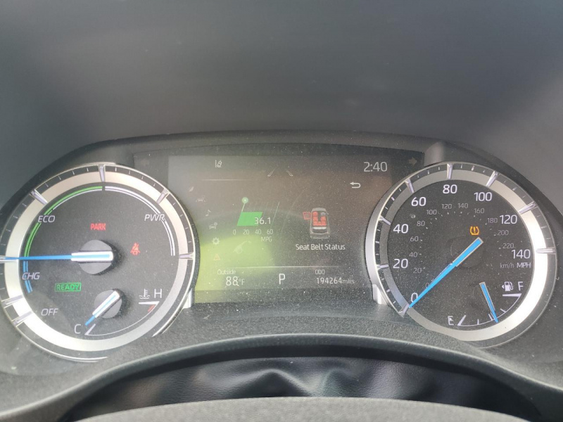 Toyota Highlander Hybrid Xle 2022 Gray 2.5L