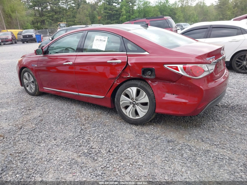 Hyundai Sonata Hybrid Limited 2014 Red 2.4L