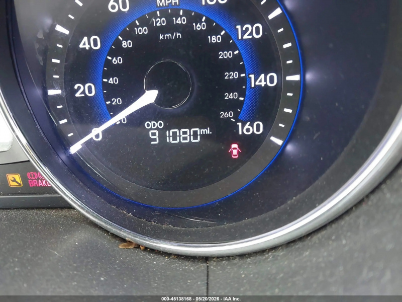 Hyundai Sonata Hybrid Limited 2014 Red 2.4L