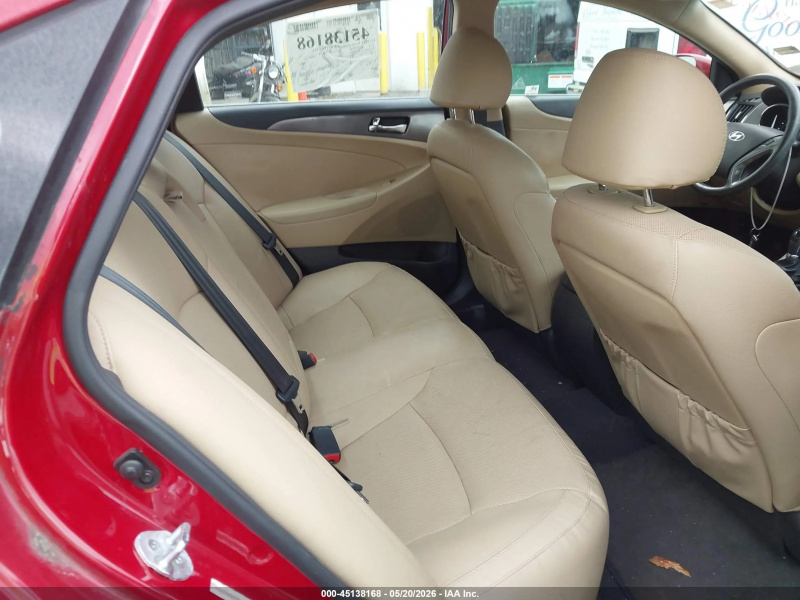 Hyundai Sonata Hybrid Limited 2014 Red 2.4L