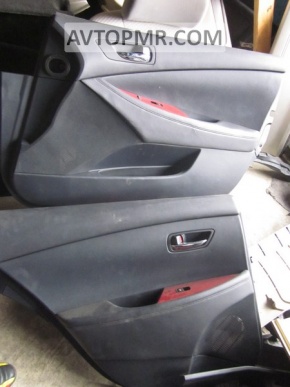 Rear left door panel for Lexus ES350 07-09, black