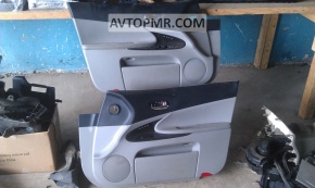 Door trim panel, front right, Lexus GS300 GS350 GS430 GS450h 06-07, black with gray