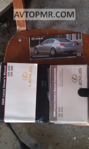 Lexus GS300 GS350 GS430 GS450h 06-11 Manual (English)