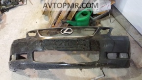 Bare front bumper Lexus GS300 GS350 GS430 GS450h 06-07 without parking sensors and headlight washers, cracks