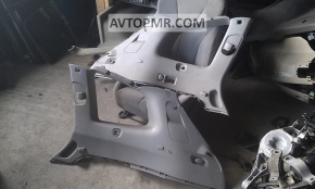 Upper left window trim Subaru b10 Tribeca gray
