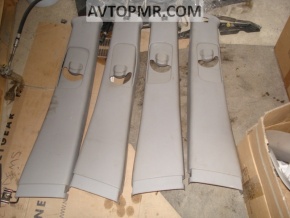 Left Subaru B9 Tribeca Center Pillar Upper Belt Trim, Beige