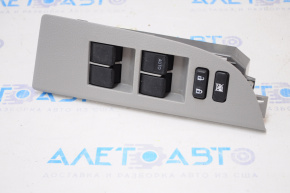 Front left window lift control for Toyota Highlander 2013, black, 1 auto, with gray trim