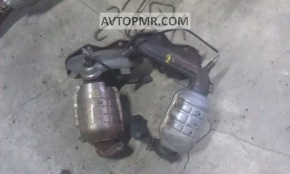 Front exhaust manifold with catalytic converter for Toyota Sienna 2007-2010 3.5, with lambda sensor