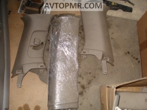 Right center pillar trim, upper belt, gray, Toyota Sienna 2010-2011