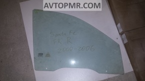 Front right door glass Hyundai Santa Fe 00-06