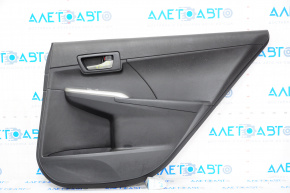 Door trim panel, rear right, Toyota Camry v50 12-14 USA, black