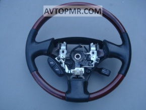 Lexus ES300 pre-restored steering wheel, gray with dark wood