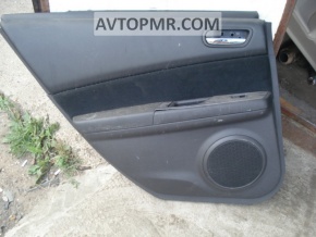 Door trim card rear left Mazda6 03-05 black