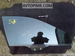 Front right door glass on a Mazda6 03-08 with a scratch