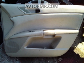 Door trim panel, front right, beige, Suzuki Kizashi 10-15