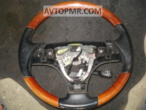 Lexus ES350 07-09 bare steering wheel, black and light wood