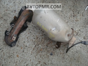 Rusty rear exhaust manifold with catalytic converter for Lexus ES300 ES330, with lambda sensor
