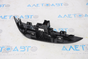 Rear right window lift control for Nissan Leaf 11-17, black, with glossy black trim