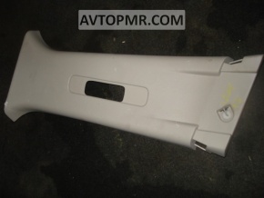 Nissan Leaf 11-12 gray center pillar trim, upper belt, right
