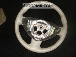 Nissan Leaf 11-12 bare steering wheel, gray leather