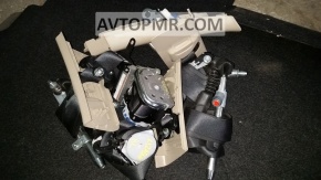 Suzuki Kizashi 10-15 black passenger seat belt pops out
