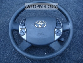 Naked steering wheel for Toyota Prius 2009, black rubber