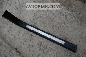 Illuminated front right door sill plate for Lexus RX300 RX330 RX350 RX400h 04-08, black