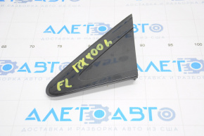 Triangle cover for front left pillar of Lexus RX300 RX330 RX350 RX400h 04-08, gloss black