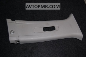 Nissan Leaf 11-12 gray center pillar trim, upper belt, right