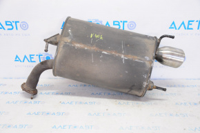 Rear muffler with barrel for Toyota Camry v40 2.4, 2.5, hybrid