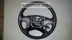 The naked steering wheel of a Toyota Camry V40