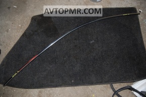 Upper front left door molding for Lexus ES300 ES330, chrome, scuffed