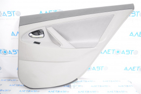 Toyota Camry v40 rear right door panel, gray velour, plastic turned white